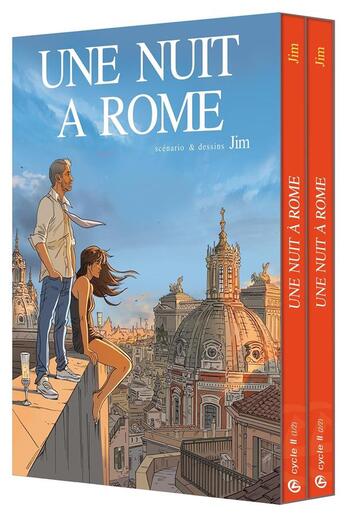 Couverture du livre « Une nuit à Rome : coffret vol.2 : Tomes 3 et 4 : cycle 2 » de Jim aux éditions Bamboo