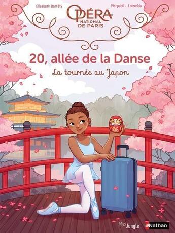 Couverture du livre « 20, allée de la danse Tome 7 : la tournée au Japon » de Elizabeth Barféty et Laure Ngo aux éditions Jungle