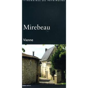 Couverture du livre « Mirebeau » de Drac aux éditions Geste