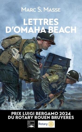 Couverture du livre « Lettres d'Omaha Beach » de Marc S. Masse aux éditions Des Falaises