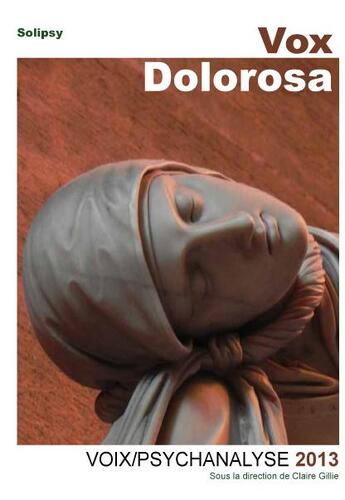 Couverture du livre « Vox dolorosa » de Claire Gillie aux éditions Solilang