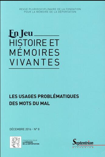 Couverture du livre « Les usages problematiques des mots du mal » de Charles Heimberg aux éditions Pu Du Septentrion