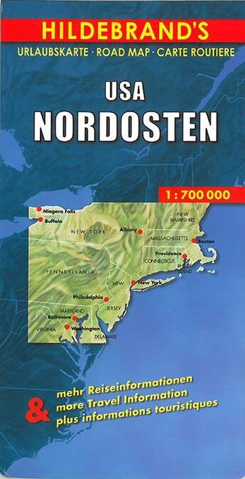 Couverture du livre « Usa nordosten » de  aux éditions Hildebrand