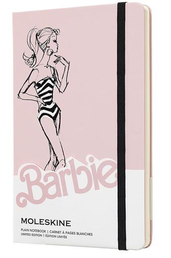 Couverture du livre « Barbie carnet grand format blanc swimsuit » de  aux éditions Moleskine