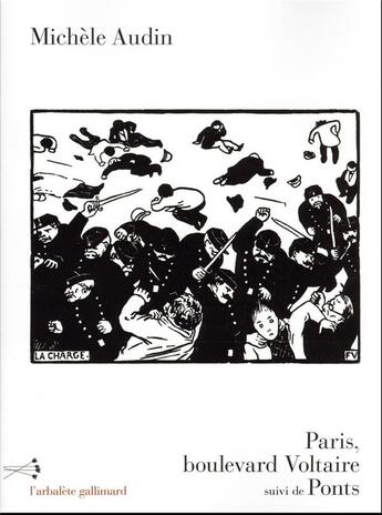 Couverture du livre « Paris, boulevard Voltaire : ponts » de Michele Audin aux éditions Gallimard