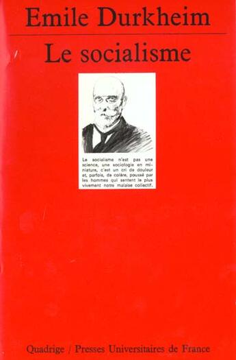 Couverture du livre « Socialisme n.138 (le) » de Emile Durkheim aux éditions Puf