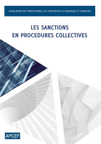 Couverture du livre « Les sanctions dans les procédures collectives » de  aux éditions Storylab