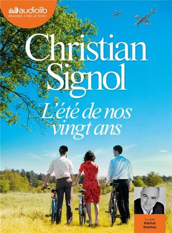 Couverture du livre « L'ete de nos vingt ans - livre audio 1 cd mp3 » de Christian Signol aux éditions Audiolib