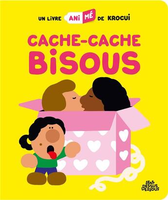 Couverture du livre « Cache-Cache bisous » de Krocui aux éditions Dessus Dessous