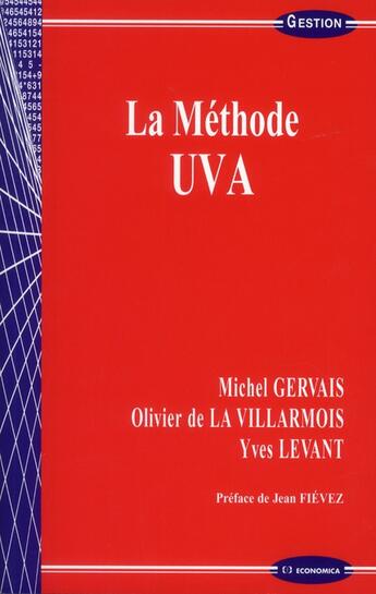 Couverture du livre « Methode Uva (La) » de  aux éditions Economica