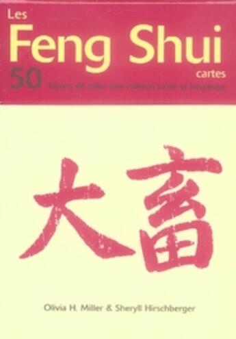 Couverture du livre « Coffret les feng shui ; cartes » de Miller O. aux éditions Guy Trédaniel