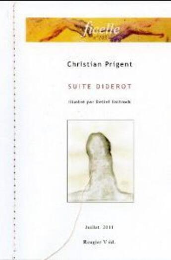 Couverture du livre « Ficelle n 103 suite diderot - christian prigent & detlef baltrock » de Christian Prigent aux éditions Rougier