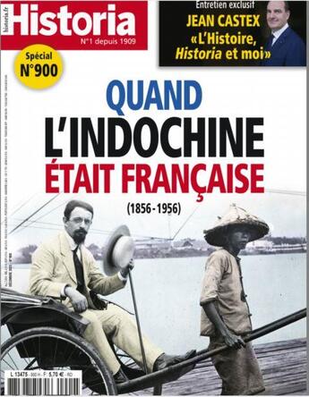 Couverture du livre « Historia n 900 - quand l'indochine etait francaise - decembre 2021 » de  aux éditions L'histoire