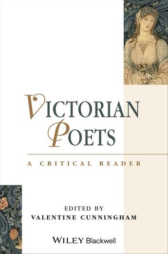 Couverture du livre « Victorian Poets » de Valentine Cunningham aux éditions Wiley-blackwell