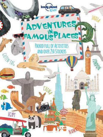 Couverture du livre « Adventures in famous places » de  aux éditions Lonely Planet Kids