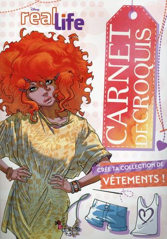 Couverture du livre « Real life ; Amber ; carnet de croquis » de  aux éditions Disney Hachette