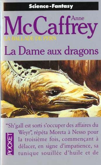 Couverture du livre « La ballade de Pern t.7 ; la dame aux dragons » de Anne Mccaffrey aux éditions Pocket