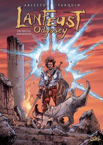 Couverture du livre « Lanfeust Odyssey Tome 10 : un destin karaxastin » de Christophe Arleston et Didier Tarquin aux éditions Soleil