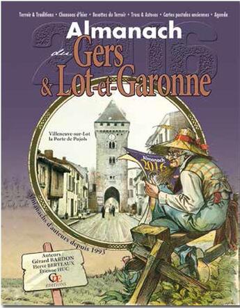 Couverture du livre « Almanach gers & lot-et-garonne 2016 » de Gerard Bardon / Herv aux éditions Communication Presse Edition