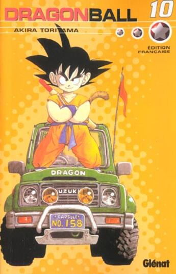 Couverture du livre « Dragon ball Tome 10 » de Akira Toriyama aux éditions Glenat