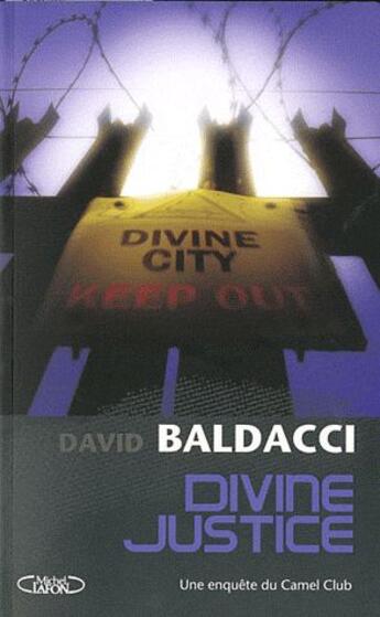 Couverture du livre « Divine justice » de David Baldacci aux éditions Michel Lafon