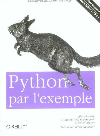 Couverture du livre « O'reilly python par exempl.2ed » de Martelli aux éditions O Reilly France