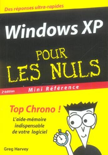 Couverture du livre « Windows Xp » de Greg Harvey aux éditions First Interactive