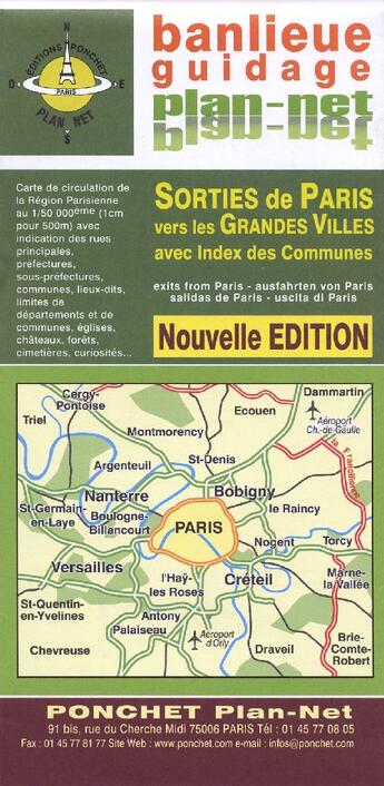 Couverture du livre « Banlieue guidage » de  aux éditions Ponchet-plan Net