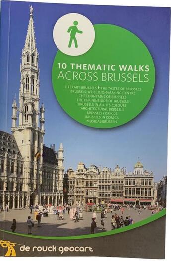 Couverture du livre « 10 promenades thematiques a bruxelles » de  aux éditions De Rouck