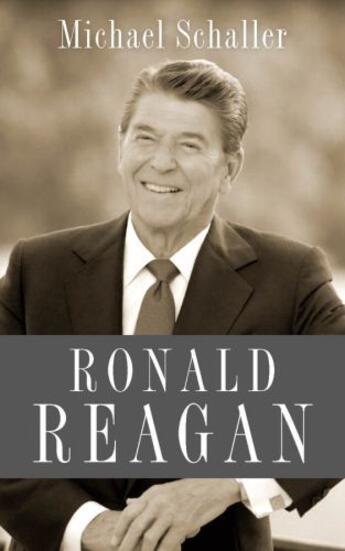 Couverture du livre « Ronald Reagan » de Schaller Michael aux éditions Oxford University Press Usa