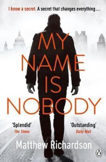 Couverture du livre « My name is nobody » de Matthew Richardson aux éditions Penguin