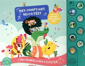 Couverture du livre « Mes comptines revisitees » de Marine Fleury aux éditions Philippe Auzou