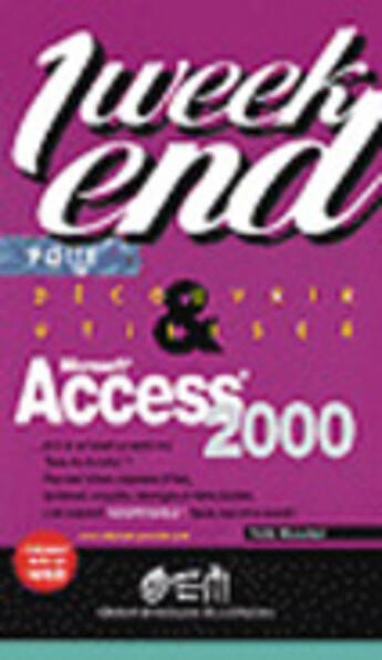 Couverture du livre « Access 2000 (1w-e) » de Herschel aux éditions Eyrolles