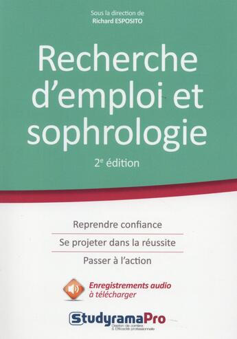 Couverture du livre « Recherche d'emploi et sophrologie » de  aux éditions Studyrama