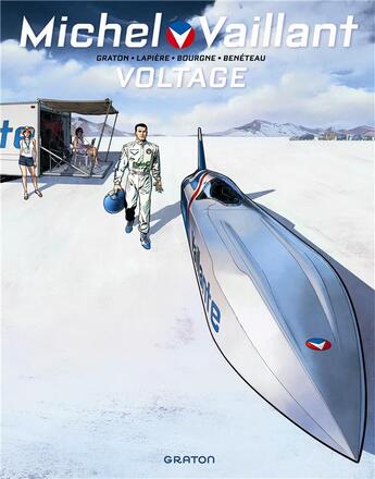 Couverture du livre « Michel Vaillant - saison 2 Tome 2 : voltage » de Marc Bourgne et Denis Lapiere et Philippe Graton et Benjamin Beneteau aux éditions Dupuis