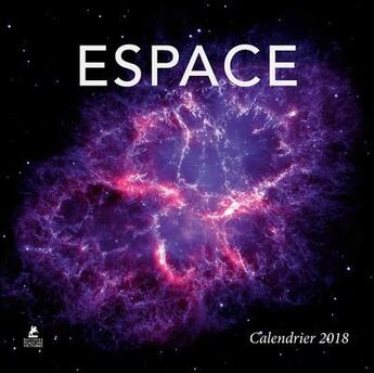 Couverture du livre « Calendrier espace (édition 2018) » de  aux éditions Place Des Victoires