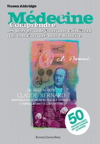 Couverture du livre « Médecine ; comprendre les plus grands courants médicaux qui ont marqué notre histoire » de Susan Albridge aux éditions Contre-dires