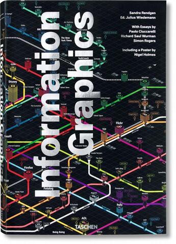 Couverture du livre « Information graphics » de Julius Wiedemann et Sandra Rendgen aux éditions Taschen