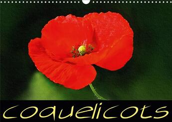 Couverture du livre « Coquelicots calendrier mural 2020 din a3 horizontal - serie de tableaux de fleurs de (édition 2020) » de Sudpastel K.A. aux éditions Calvendo