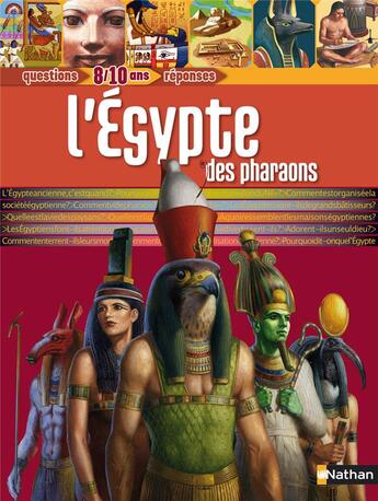 Couverture du livre « L'Egypte des Pharaons » de Mirza/Jegou/Mussat aux éditions Nathan