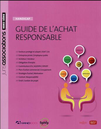 Couverture du livre « Guide de l'achat responsable ; handicap : secteur protégé (2e édition) » de  aux éditions Juris Editions