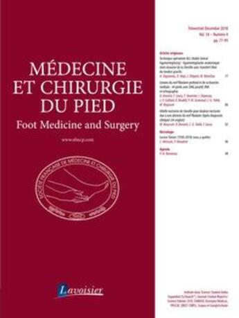 Couverture du livre « Médecine et chirurgie du pied » de  aux éditions Lavoisier Diff