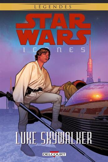 Couverture du livre « Star Wars - icônes t.3 ; Luke Skywalker » de  aux éditions Delcourt