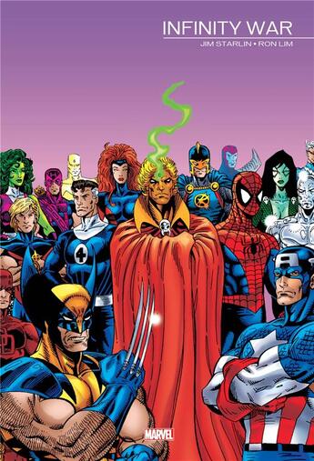 Couverture du livre « Infinity war : le retour du Magus ! » de Jim Starlin et Ron Lim aux éditions Panini