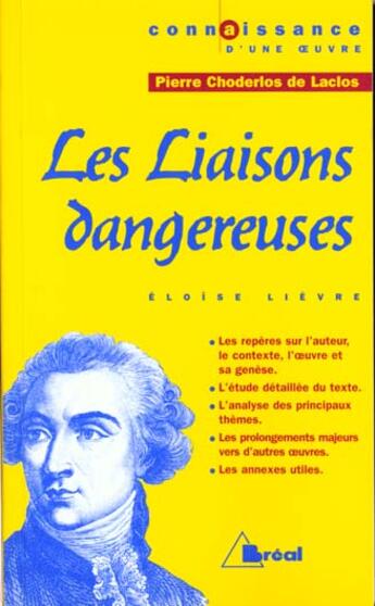 Couverture du livre « Les Liaisons Dangereuses - Laclos » de Eloise Lievre aux éditions Breal