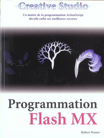 Couverture du livre « Creative Studio : Flash Mx » de Robert Penner aux éditions First Interactive