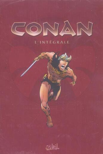 Couverture du livre « Conan le Barbare ; INTEGRALE T.1 A T.3 » de Barry Windsor Smith et Roy Thomas aux éditions Soleil