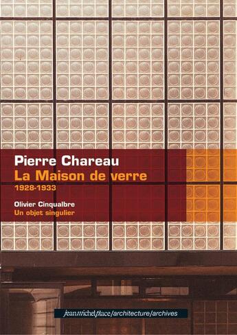 Couverture du livre « Maison de verre » de Olivier Cinqualbre aux éditions Nouvelles Editions Place