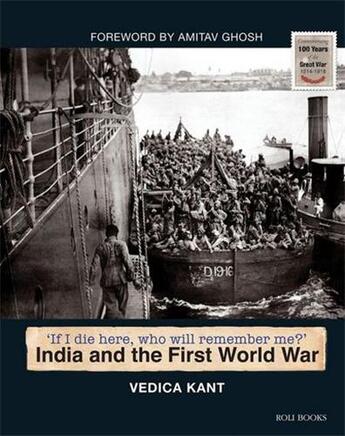 Couverture du livre « India and the First World war » de Vedica Kant aux éditions Antique Collector's Club