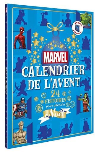 Couverture du livre « Calendrier de l'avent : 24 histoires pour attendre Noël » de Marvel aux éditions Disney Hachette